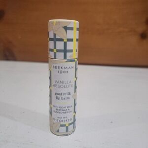 Beekman 1802 Vanilla Absolute Ultra Hydrating Goat Milk Lip Balm 0.15 oz.  NEW